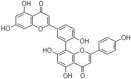 structure of CAS# 1617-53-4, 穗花杉双黄酮