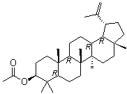 CAS 登录号：1617-68-1, 羽扇豆醇 3-乙酸酯