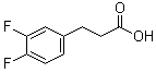 structure of CAS# 161712-75-0, 3-(3,4-二氟苯基)丙酸