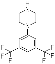 structure of CAS# 16172-96-6, 1-[3,5-二(三氟甲基)苯基]哌嗪