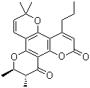 12-氧代四环香豆素 A分子结构 (CAS 161753-49-7)