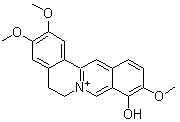 structure of CAS# 16176-68-4, 巴马亭红碱
