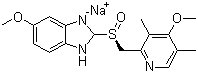 埃索美拉唑钠分子结构 (CAS 161796-78-7)