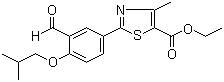 structure of CAS# 161798-03-4, 2-(3-醛基-4-异丁氧基苯基)-4-甲基噻唑-5-甲酸乙酯