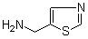 5-氨基甲基噻唑分子结构 (CAS 161805-76-1)