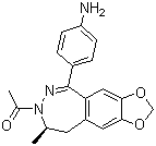 structure of CAS# 161832-65-1, 他仑帕奈