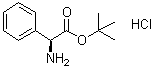 structure of CAS# 161879-12-5, (S)-Phenylglycine tert-butyl ester hydrochloride
