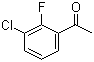 3'-氯-2'-氟苯乙酮分子结构 (CAS 161957-59-1)