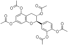structure of CAS# 16198-01-9, 五乙酸儿茶素酯