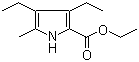structure of CAS# 16200-50-3, 3,4-二乙基-5-甲基-1H-吡咯-2-甲酸乙酯
