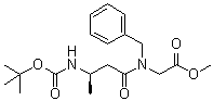 CAS 登录号：1620097-04-2, N-[(3R)-3-[[叔丁氧羰基]氨基]-1-氧代丁基]-N-(苄基)甘氨酸甲酯