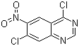 structure of CAS# 162012-71-7, 4,7-二氯-6-硝基喹唑啉