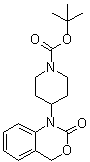 structure of CAS# 162045-30-9, 4-(2-氧代-2H-3,1-苯并恶嗪-1(4H)-基)-1-哌啶羧酸叔丁酯