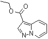 吡唑并[1,5-a]吡啶-3-羧酸乙酯分子结构 (CAS 16205-44-0)