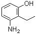 3-氨基-2-乙基苯酚分子结构 (CAS 1620989-13-0)