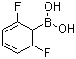 2,6-二氟苯硼酸分子结构 (CAS 162101-25-9)