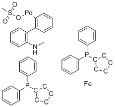 DPPF Pd G4分子结构 (CAS 1621274-17-6)