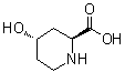 structure of CAS# 1622-20-4, 反式-4-羟基-2-哌啶羧酸