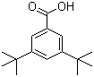 3,5-二叔丁基苯甲酸分子结构 (CAS 16225-26-6)
