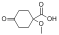 1-甲氧基-4-氧代环己烷-1-羧酸分子结构 (CAS 1622928-68-0)