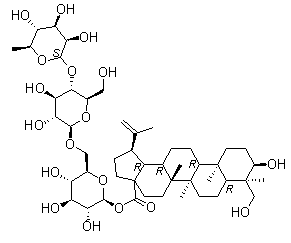 刺人参甙 H分子结构 (CAS 162341-29-9)