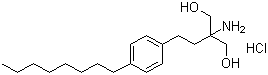 structure of CAS# 162359-56-0, Fingolimod hydrochloride