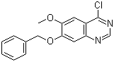 structure of CAS# 162364-72-9, 7-Benzyloxy-4-chloro-6-methoxyquinazoline
