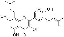 CAS 登录号：162558-94-3, 构树黄酮醇 F