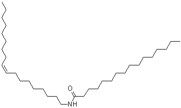 N-(9Z)-9-十八碳烯-1-基-十六碳酰胺分子结构 (CAS 16260-09-6)