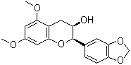 CAS # 162602-04-2, (2R-cis)-2-(1,3-Benzodioxol-5-yl)-3,4-dihydro-5,7-dimethoxy-2H-1-benzopyran-3-ol