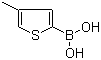 4-甲基-2-噻吩硼酸分子结构 (CAS 162607-15-0)