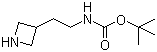 structure of CAS# 162696-31-3, N-[2-(3-氮杂环丁基)乙基]氨基甲酸叔丁酯