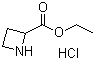 氮杂环丁烷-2-甲酸乙酯盐酸盐分子结构 (CAS 162698-21-7)