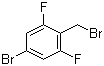 4-溴-2,6-二氟苄溴分子结构 (CAS 162744-60-7)
