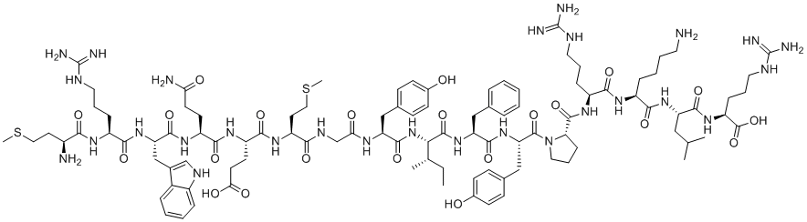 MOTS-C分子结构 (CAS 1627580-64-6)
