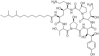 structure of CAS# 162808-62-0, Caspofungin
