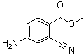 4-氨基-2-氰基苯甲酸甲酯分子结构 (CAS 1628431-65-1)