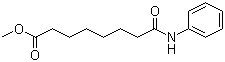 8-氧代-8-(苯基氨基)辛酸甲酯分子结构 (CAS 162853-41-0)