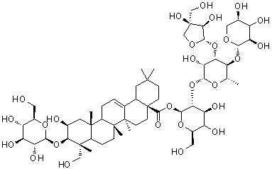 瓜子金皂苷 V分子结构 (CAS 162857-65-0)