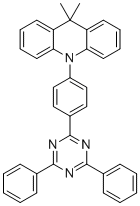 structure of CAS# 1628752-98-6, 10-(4-(4,6-二苯基-1,3,5-三嗪-2-基)苯基)-9,9-二甲基-9,10-二氢吖啶