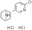 rel-(1R,2R,4S)-2-(6-氯-3-吡啶基)-7-氮杂双环[2.2.1]庚烷二盐酸盐分子结构 (CAS 162885-01-0)