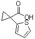 1-噻吩-2-基环丙烷羧酸分子结构 (CAS 162959-94-6)