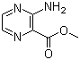 3-氨基吡嗪-2-羧酸甲酯分子结构 (CAS 16298-03-6)