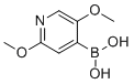 2,5-二甲氧基吡啶-4-硼酸分子结构 (CAS 1630193-77-9)