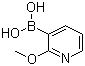 2-甲氧基吡啶基-3-硼酸分子结构 (CAS 163105-90-6)