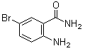 2-氨基-5-溴苯甲酰胺分子结构 (CAS 16313-66-9)