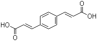 1,4-亚苯二丙烯酸分子结构 (CAS 16323-43-6)