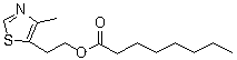 辛酸 2-(4-甲基-5-噻唑基)乙酯分子结构 (CAS 163266-17-9)