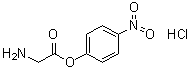 structure of CAS# 16336-29-1, 甘氨酸对硝基苯基酯盐酸盐