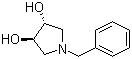 structure of CAS# 163439-82-5, (3R,4R)-(-)-1-苄基-3,4-吡咯烷二醇